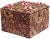 Hand Embroidered Zari Beaded Multi Purpose Gift Box Indian Rich Handicraft Craft