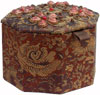 Hand Embroidered Zari Beaded Multi Purpose Gift Box Indian Rich Handicraft Craft