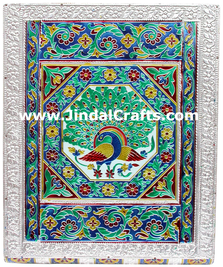 Jewelry Box - Handmade Wood Aluminium Encarved Decor