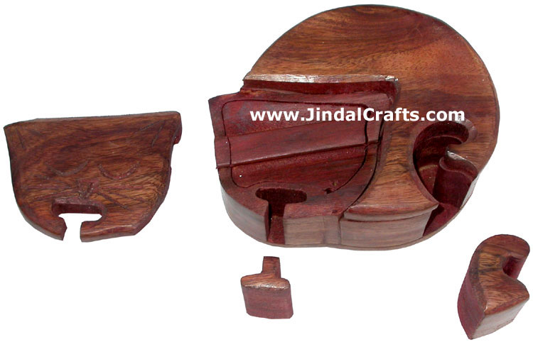 Puzzle Box - Handmade Wooden India Heitage Unique Arts
