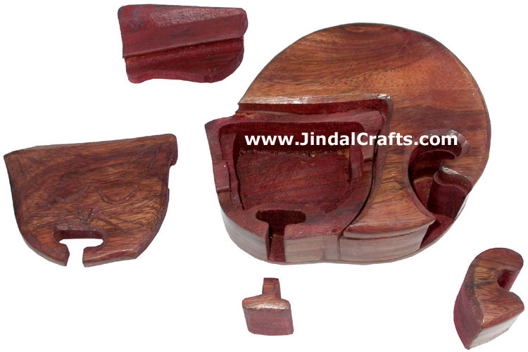 Puzzle Box - Handmade Wooden India Heitage Unique Arts