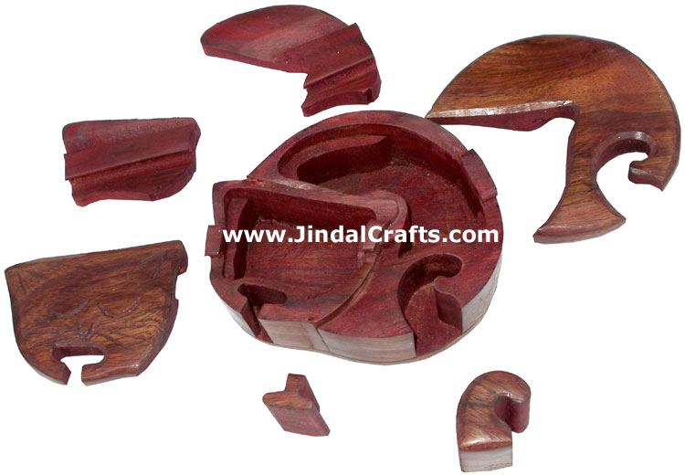 Puzzle Box - Handmade Wooden India Heitage Unique Arts
