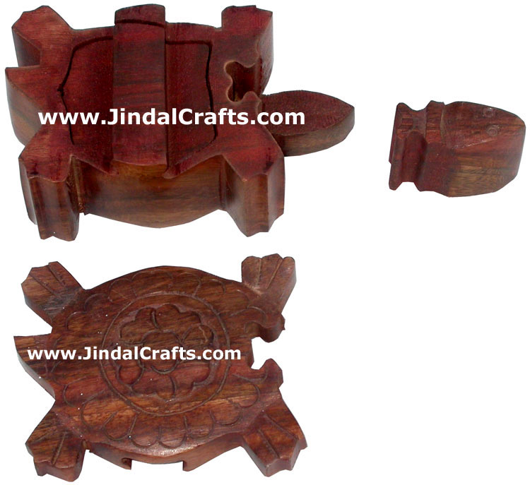 Puzzle Box - Handmade Wooden India Heitage Unique Arts