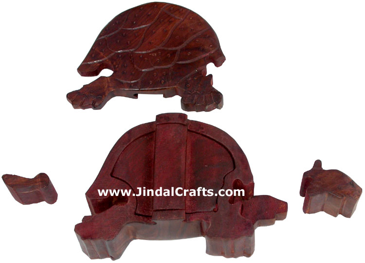 Puzzle Box - Handmade Wooden India Heitage Unique Arts