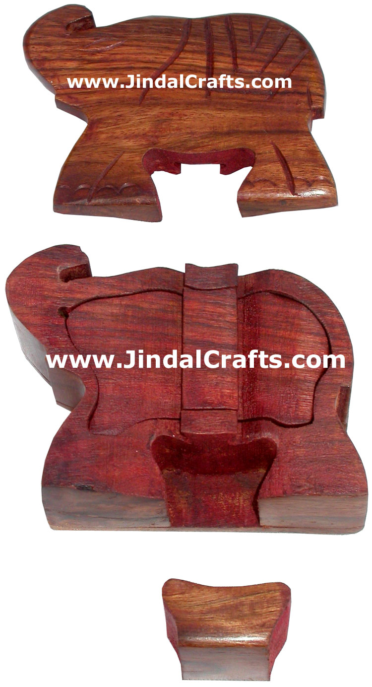 Puzzle Box - Handmade Wooden India Heitage Unique Arts