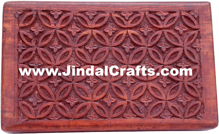 Handmade Wooden Elephants Box Indian Handicrafts Arts Crafts Gift Souvenirs