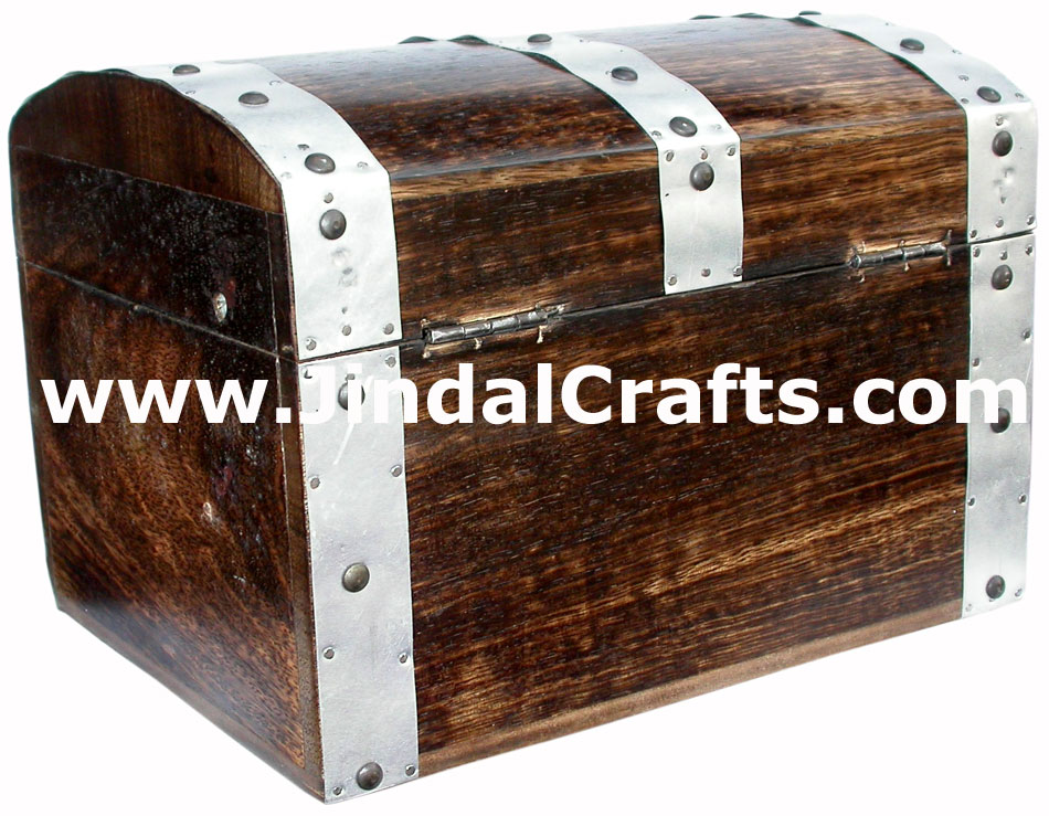 Hand Carved Wooden Multi Purpose Chest Box Rich Indian Handicraft Art Craft