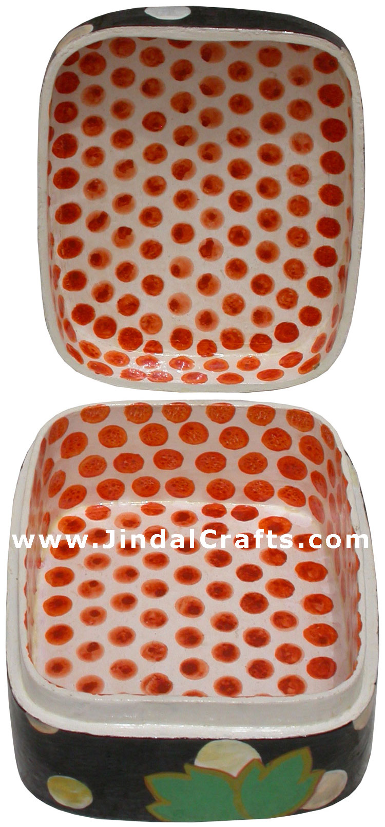 Jewelry Box - Papeir Machie made Hand Painted India Art