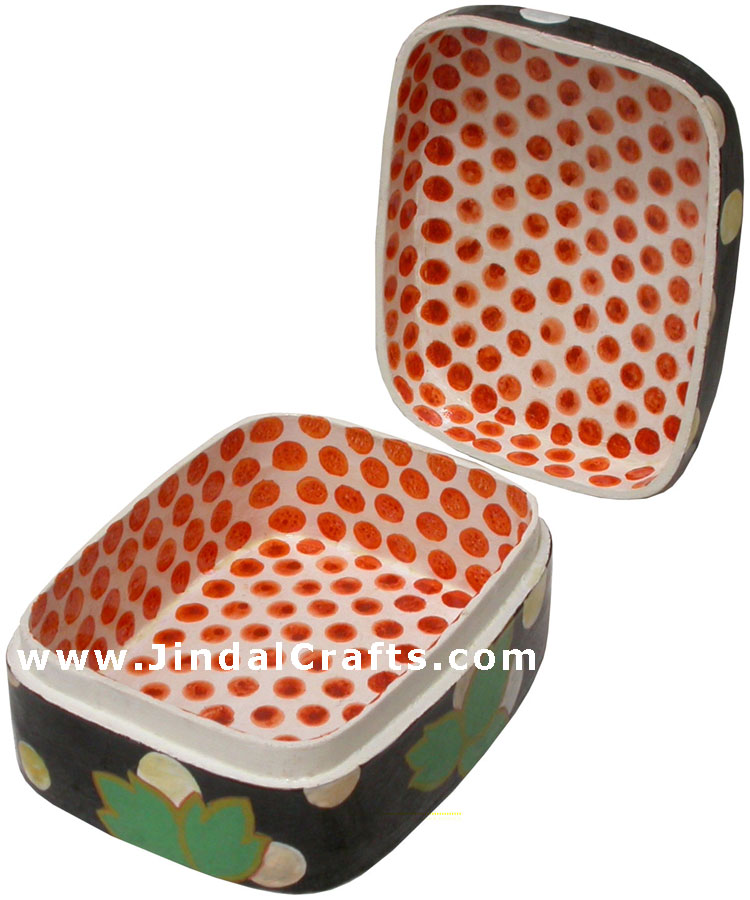 Jewelry Box - Papeir Machie made Hand Painted India Art