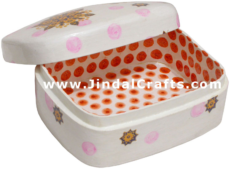 Jewelry Box - Papeir Machie made Hand Painted India Art