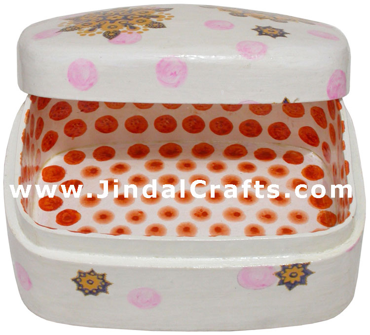 Jewelry Box - Papeir Machie made Hand Painted India Art