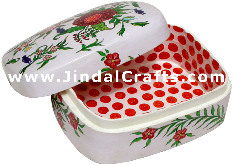 Jewelry Box - Papeir Machie made Hand Painted India Art