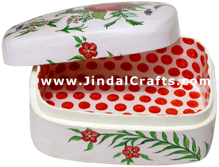 Jewelry Box - Papeir Machie made Hand Painted India Art