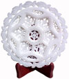Hand Carved Jaali Designer Decorative Plate Home Decor Rich Indian Handicrafts