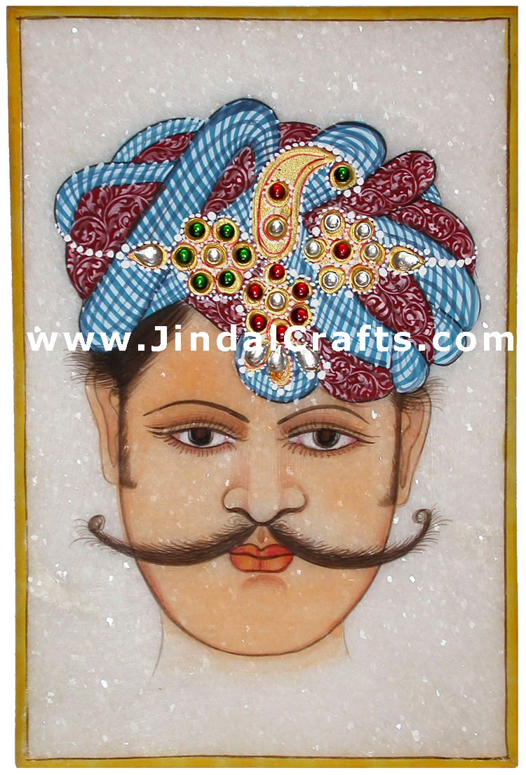 Hand Painting on Marble Indian Traditional Painting