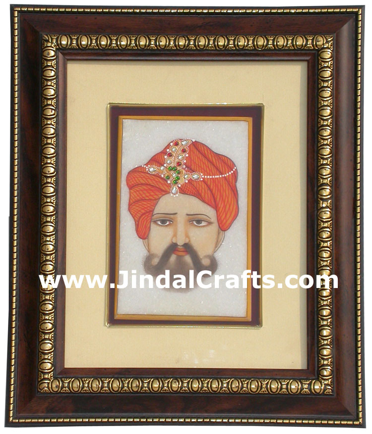 Hand Painting on Marble Indian Traditional Painting