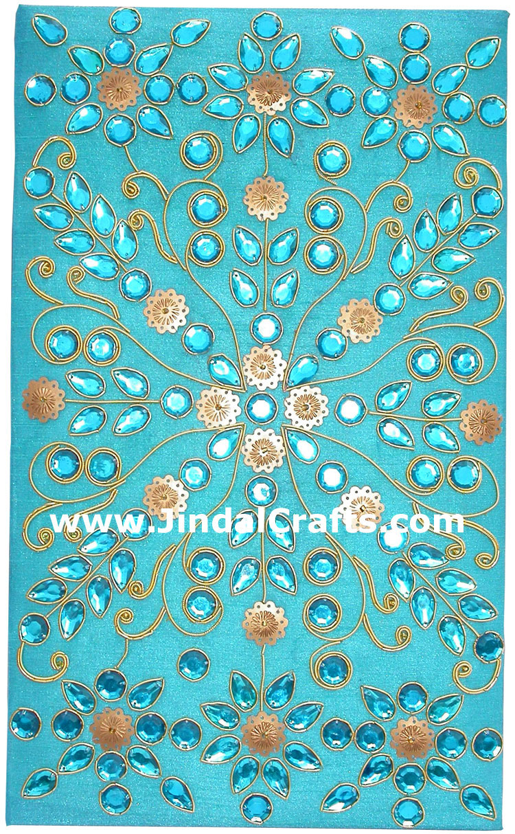 Photo Album Beaded Hand Embroidered Jari Handicraft Art