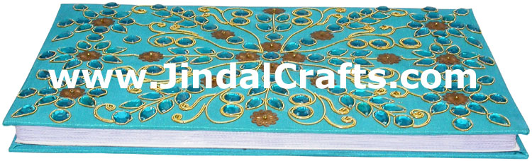 Photo Album Beaded Hand Embroidered Jari Handicraft Art