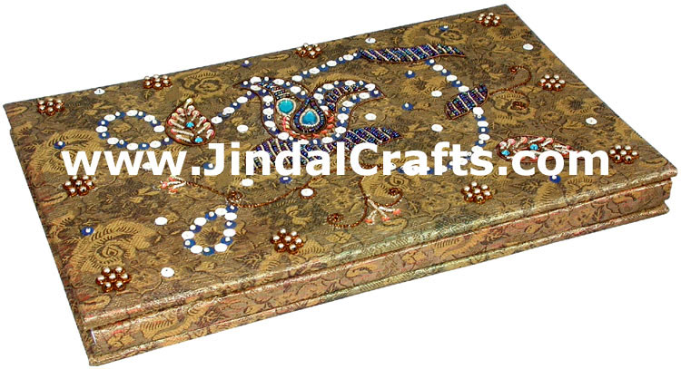 Photo Album Beaded Hand Embroidered Jari Handicraft Art