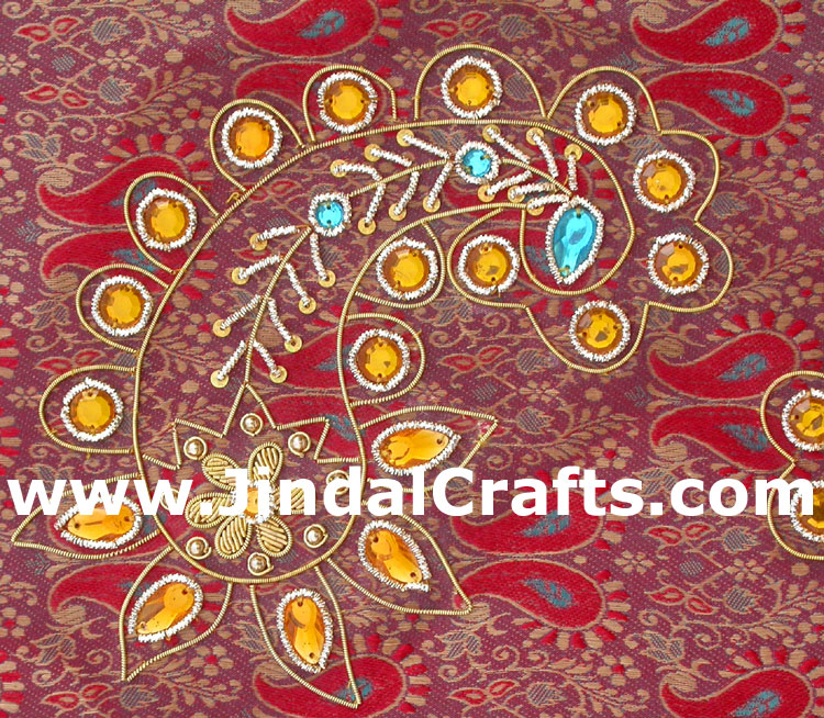 Photo Album Beaded Hand Embroidered Jari Handicraft Art