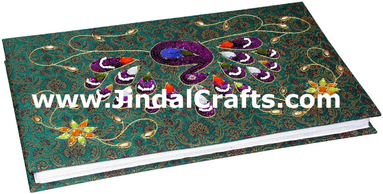 Photo Album Beaded Hand Embroidered Jari Handicraft Art