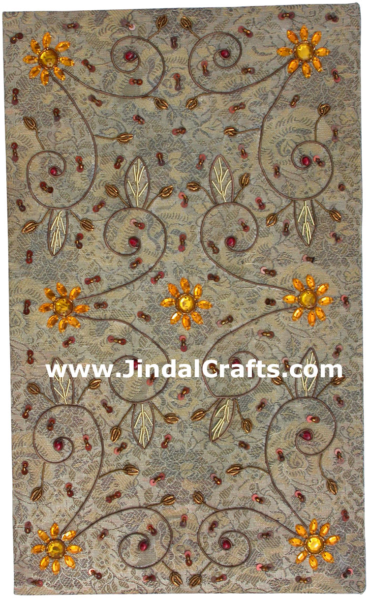 Photo Album Beaded Hand Embroidered Jari Handicraft Art