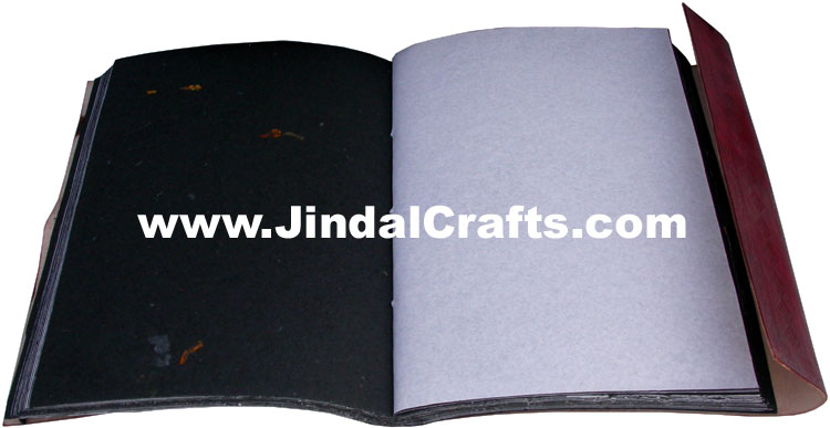 Handmade Leather Photo Album Indian Handicrafts Arts Crafts Gift Souvenirs