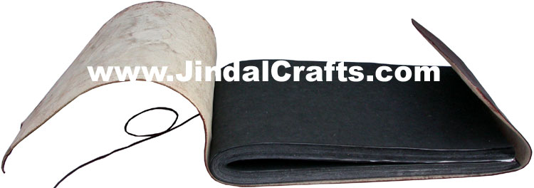 Handmade Leather Photo Album Indian Handicrafts Arts Crafts Gift Souvenirs