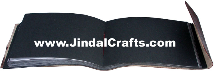 Handmade Leather Photo Album Indian Handicrafts Arts Crafts Gift Souvenirs