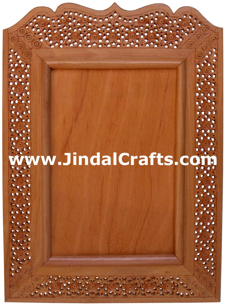 Photo / Mirror Frame  - Handcarved Wooden Indian Art