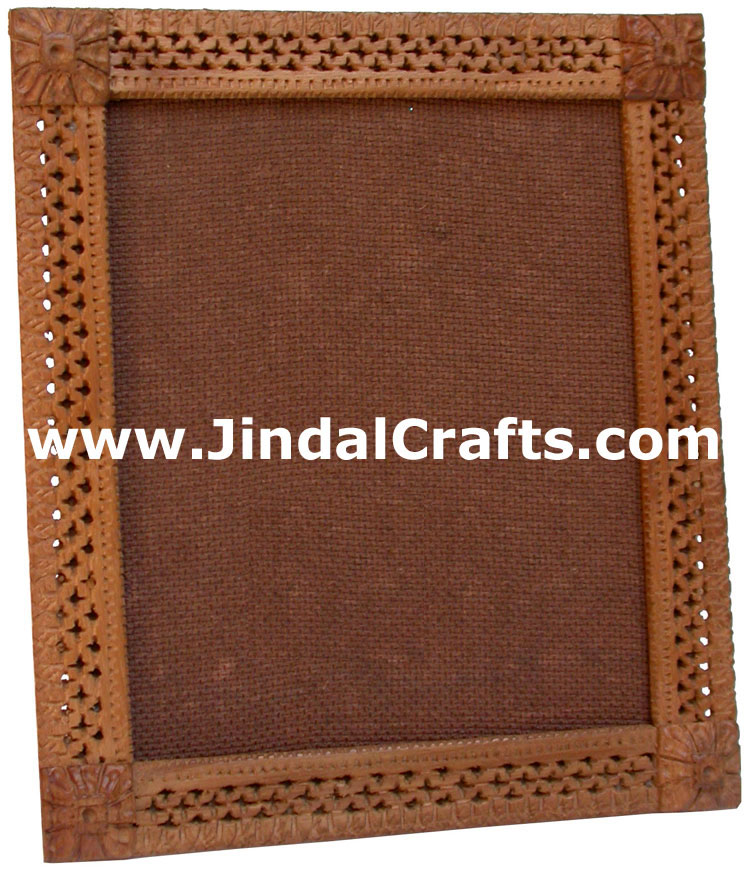 Photo / Mirror Frame  - Handcarved Wooden Indian Art