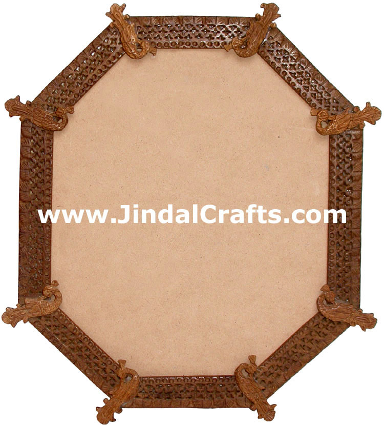 Photo / Mirror Frame  - Handcarved Wooden Indian Art