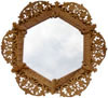 Photo / Mirror Frame  - Handcarved Wooden Indian Art