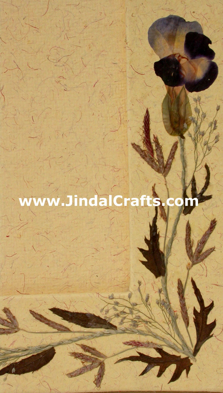 Hand Made Dried Flowers Decorative Photo Frame India