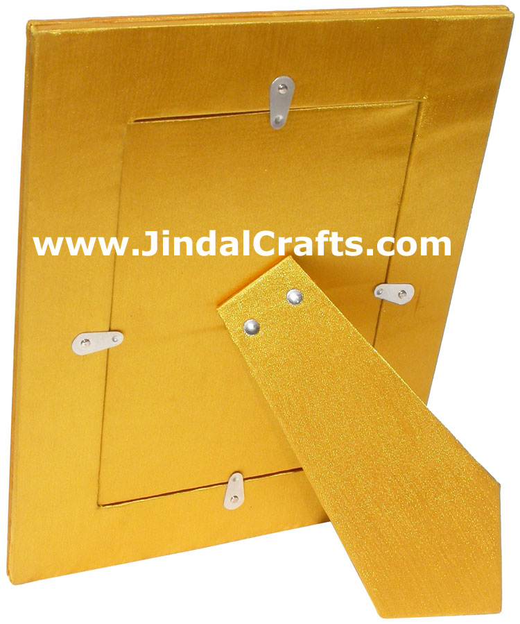 Hand Made Beaded and Embroidered Photo Frame India Art