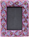 Hand Embroidered Photo Picture Frame India Art Collectible Gift Handicrafts 6x4