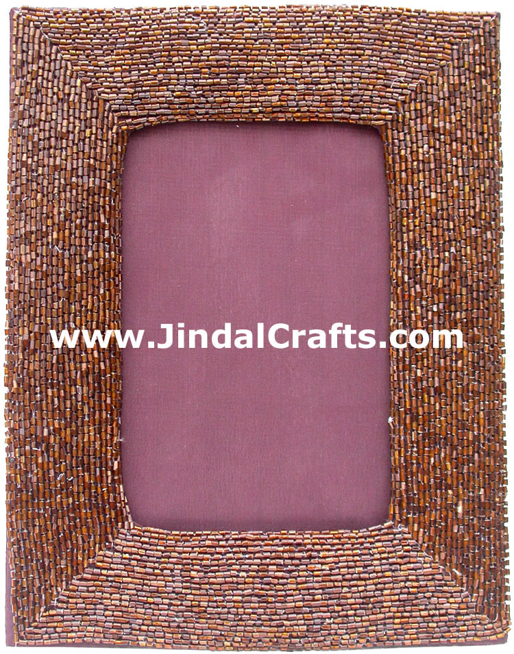Hand Embroidered Photo Frame India Art