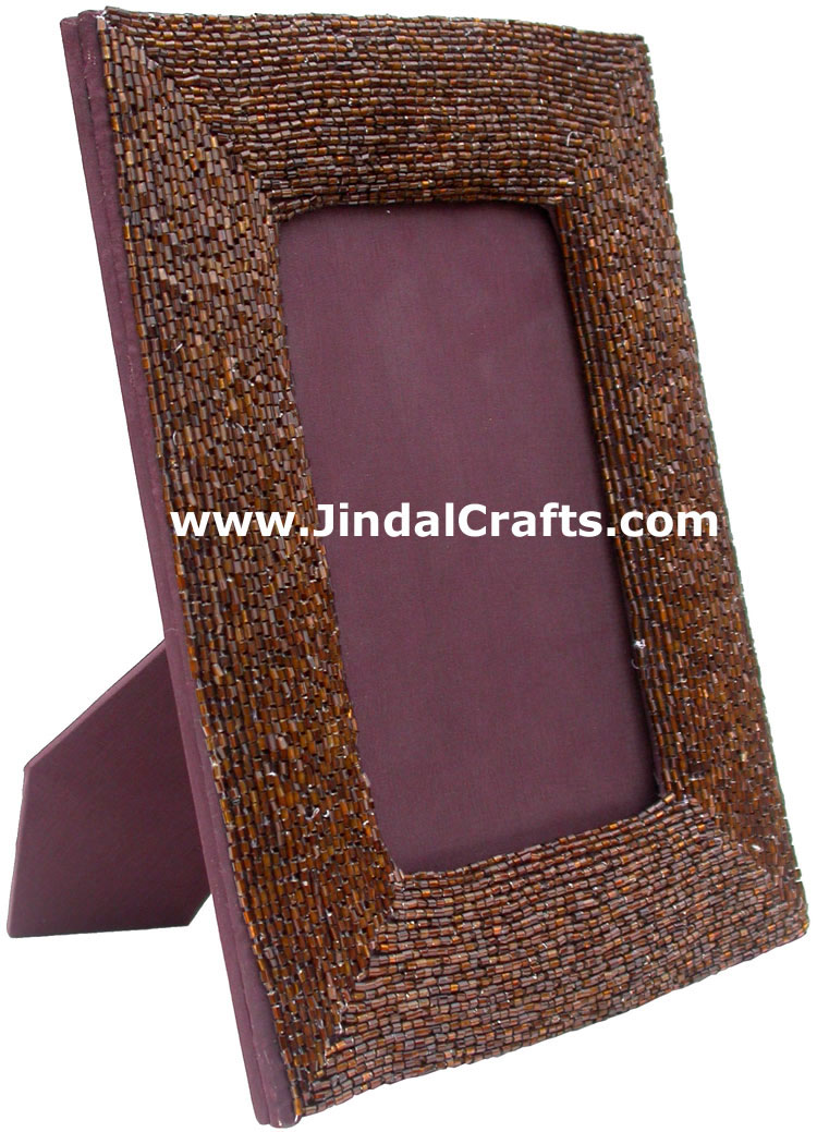 Hand Embroidered Photo Frame India Art