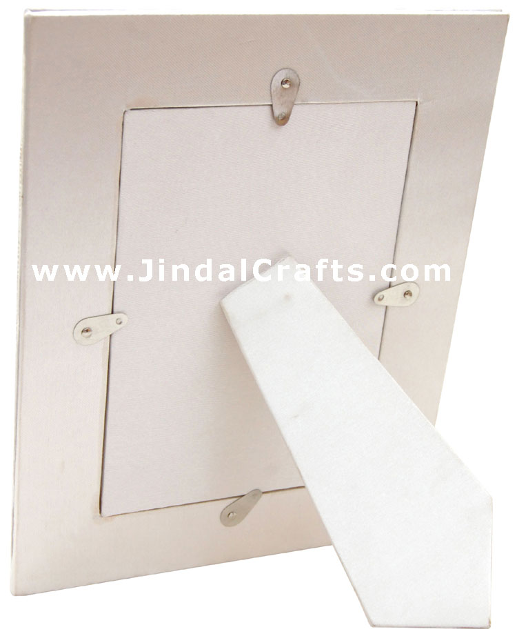 Hand Made Beaded and Embroidered Photo Frame India Art