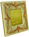 Hand Made Beaded and Embroidered Photo Frame India Art