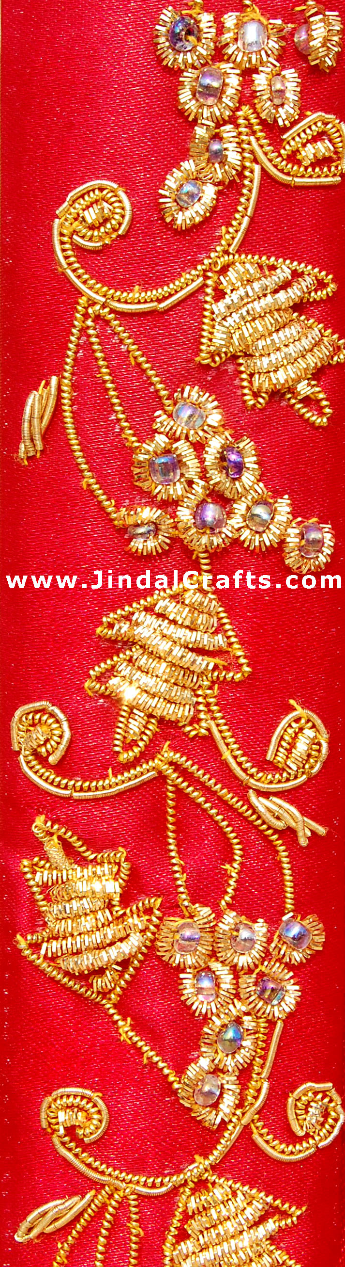 Hand Made Beaded and Embroidered Photo Frame India Art