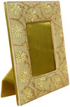Hand Made Beaded and Embroidered Photo Frame India Art