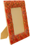 Hand Made Beaded and Embroidered Photo Frame India Art