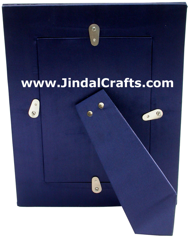 Hand Embroidered Beaded Photo Picture Frame India Arts