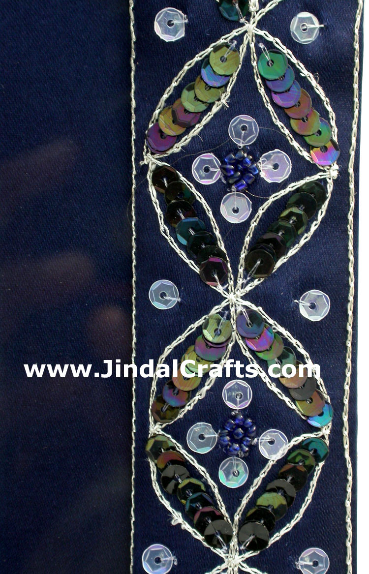 Hand Embroidered Beaded Photo Picture Frame India Arts