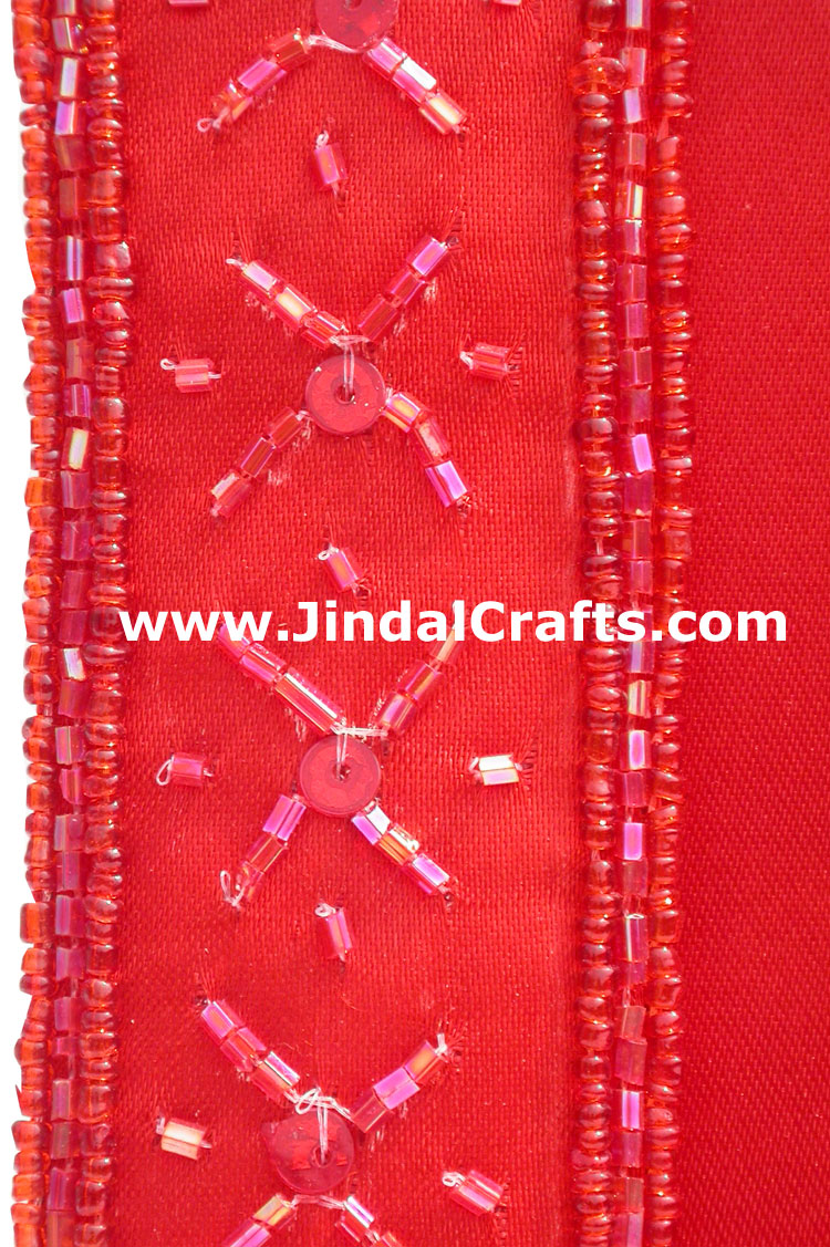Hand Embroidered Photo Picture Frame India Art Collectible Gift Handicrafts