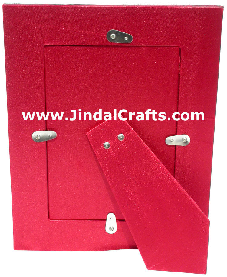 Hand Embroidered Photo Picture Frame India Art Collectible Gift Handicrafts Gift