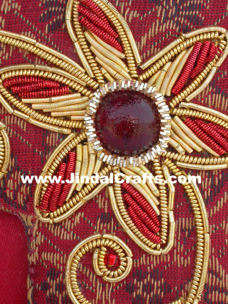 Hand Embroidered Photo Frame Indian Handicrafts Arts Crafts Gift Souvenirs Jari