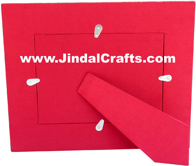 Hand Embroidered Photo Frame Indian Handicrafts Arts Crafts Gift Souvenir Beaded