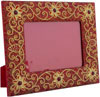 Hand Embroidered Photo Frame Indian Handicrafts Arts Crafts Gift Souvenir Beaded